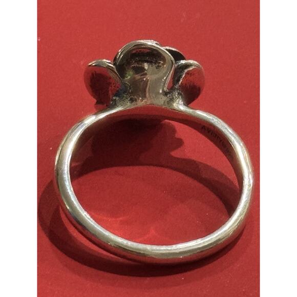 James Avery Retired Sterling Silver Rose Blossom Ring Size 9 - Picture 3 of 6